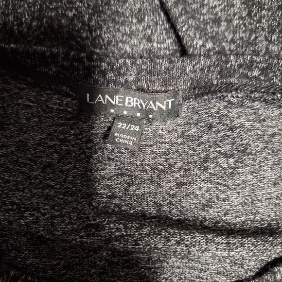 Lane Bryant Charcoal Long Sleeve Blouse - Picture 5 of 8